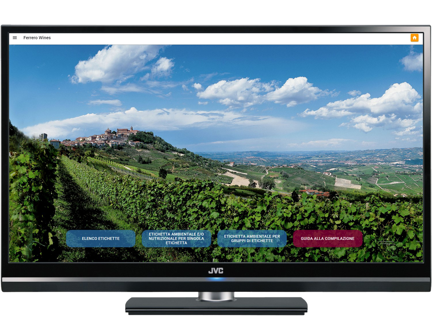 Pagina home ReadyToWine